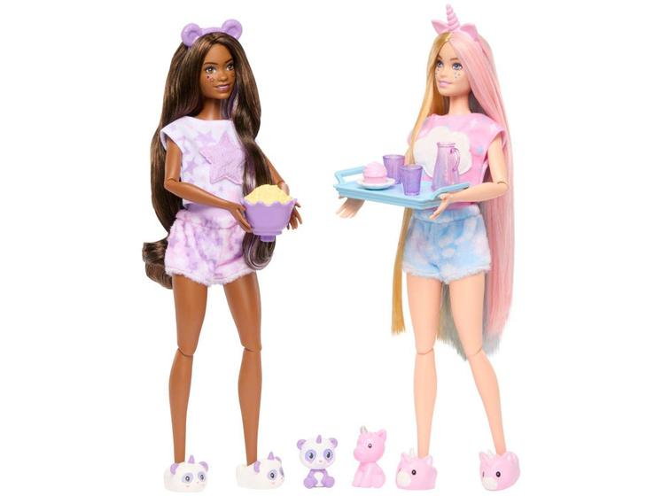 Imagem de Boneca Barbie Cutie Reveal Festa do Pijama - 2 Unidades com Acessórios Mattel