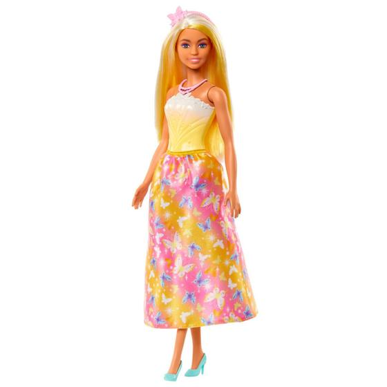 Imagem de Boneca Barbie - Donzela Vestido de Sonho Amarelo - Mattel