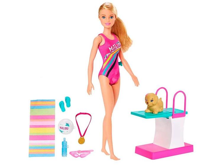 Imagem de Boneca Barbie Dreamhouse Adventures Nadadora