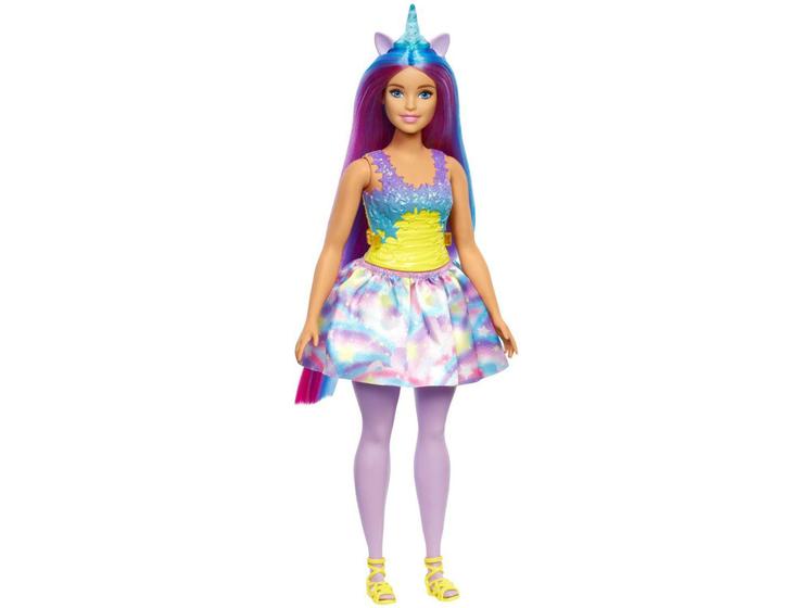 Imagem de Boneca Barbie Dreamtopia Unicórnio Chifre Azul - Mattel