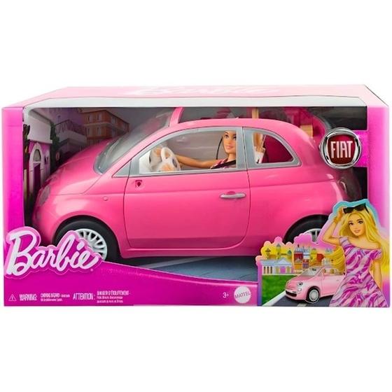 Imagem de Boneca Barbie E Carro Fiat 500 - Hrg59 Mattel