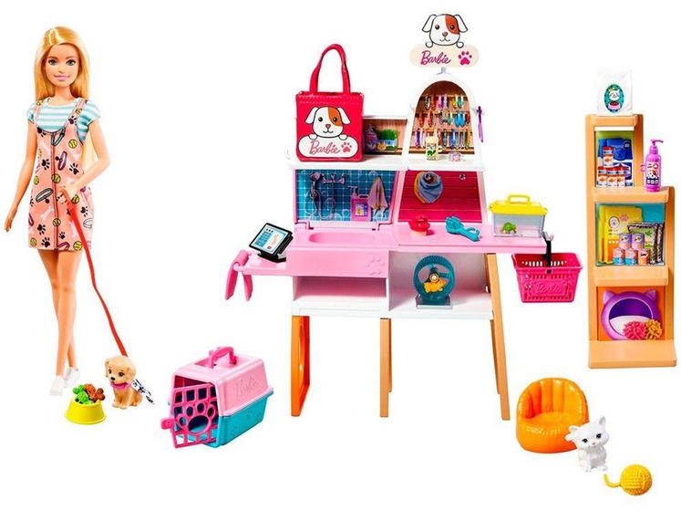 Imagem de Boneca Barbie Estate Pet Shop com Acessórios - Mattel