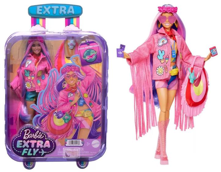 Imagem de Boneca Barbie Extra Fly Tema do Deserto Rosa - Mattel