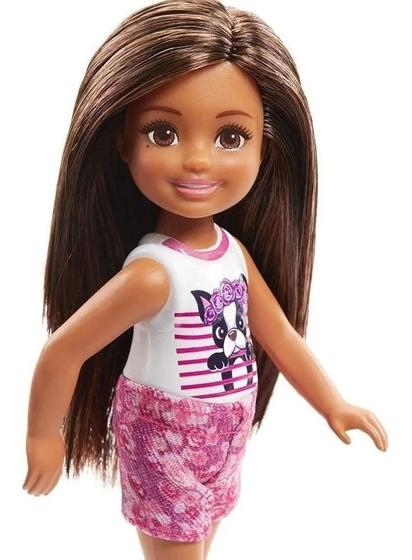 Imagem de Boneca Barbie Família Chelsea Club Morena Unicórni Raridade