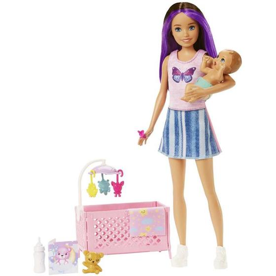 Imagem de Boneca Barbie Family Skipper Conjunto Hora de Dormir Mattel