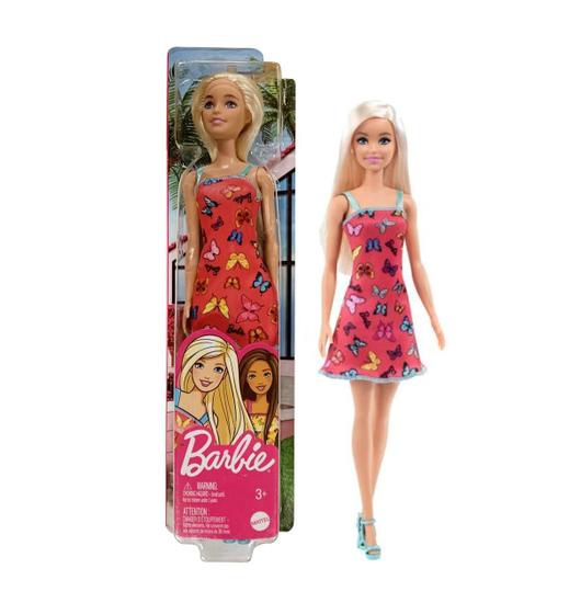 Imagem de Boneca Barbie Fashion And Beauty - Loira / Verm - Mattel