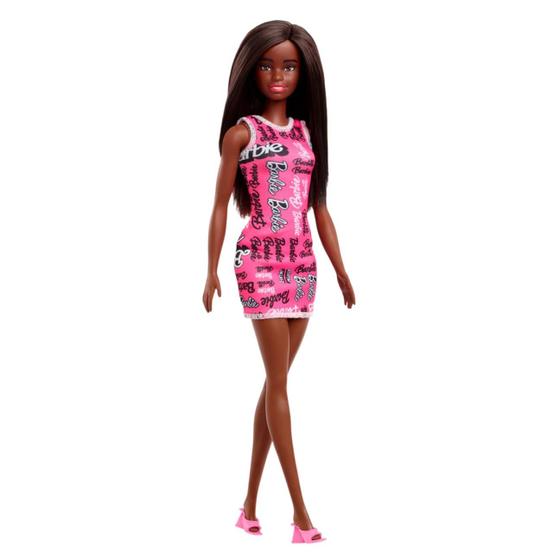 Imagem de Boneca Barbie Fashion Basica Negra HRH08 - Mattel