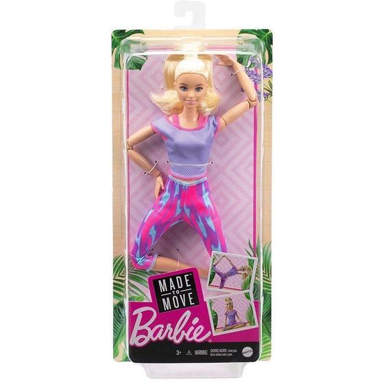 Imagem de Boneca barbie fashion feita para mexer loira gxf04 - mattel