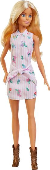 Imagem de Boneca Barbie Fashionista 119 Vestido Rosa - Mattel