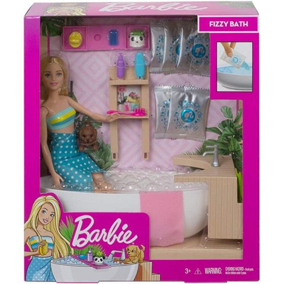 Imagem de Boneca Barbie Fashionista Banho De Espumas Mattel GJN32