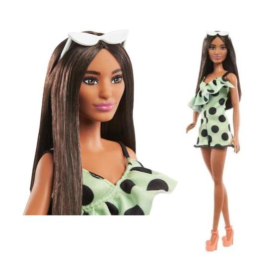 Imagem de Boneca Barbie Fashionista Morena 200 FBR37 Original Mattel