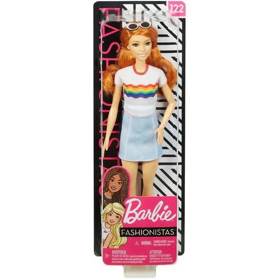 Boneca Barbie Fashionista Ruiva 122 - Mattel - Bonecas - Magazine Luiza