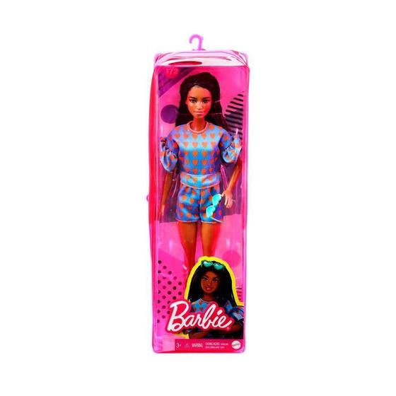 Imagem de Boneca Barbie Fashionistas Cabelos Trançados Preto-