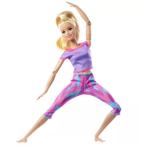 Imagem de Boneca Barbie Feita Para Mexer Loira - To Move Articulada