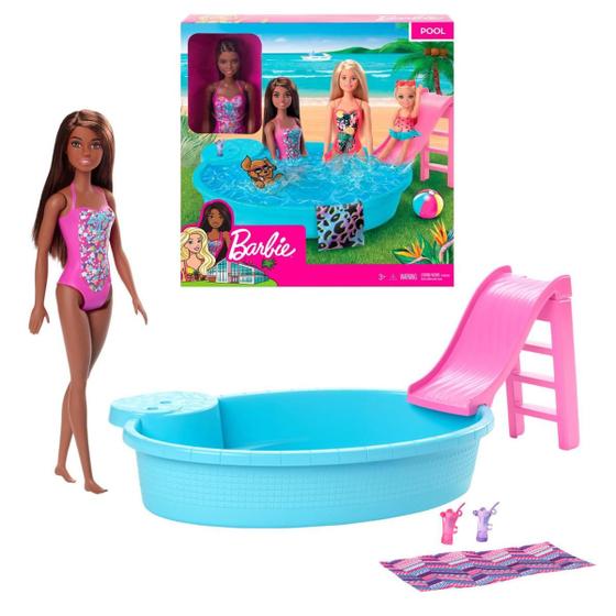 Imagem de Boneca Barbie Festa na Piscina de Verão Mattel GHL92