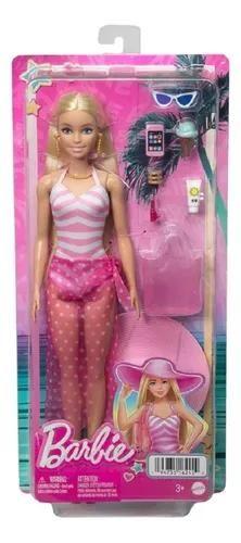 Imagem de Boneca Barbie Filme Dia de Praia e Acessórios Mattel HPL73 