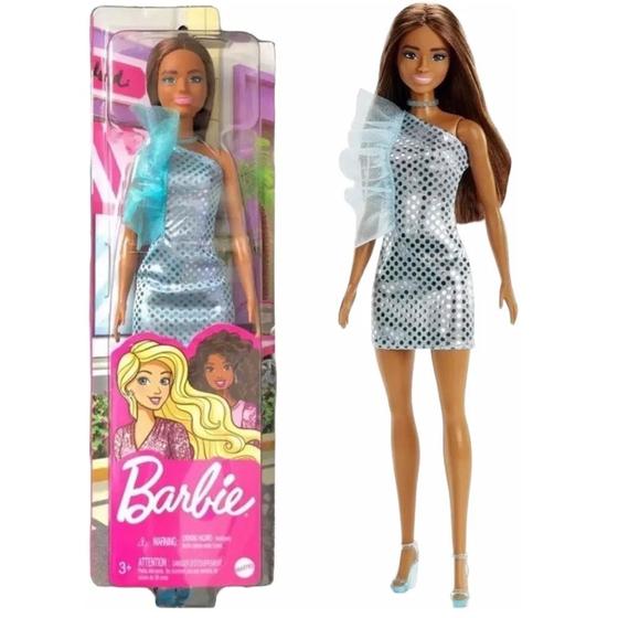 Imagem de Boneca Barbie Glitter Negra Mattel