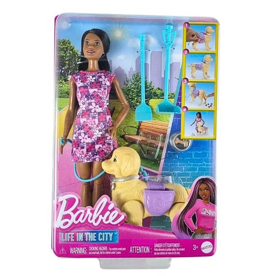 Imagem de Boneca Barbie - Life in the City - Passeio com o Cachorrinho MATTEL