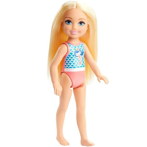 Imagem de Boneca Barbie Loira Club Chelsea Praia Maio Da Mattel Ghv55