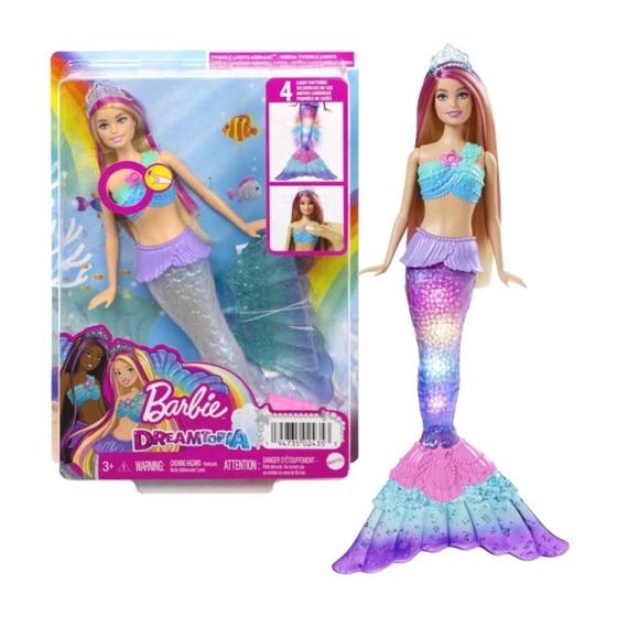 Imagem de Boneca Barbie Mattel Dreamtopia Sereia Luzes E Brilhos