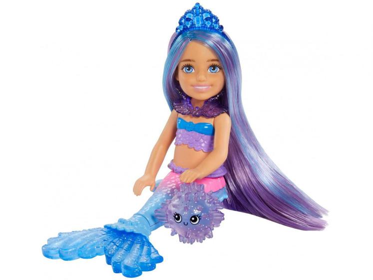 Imagem de Boneca Barbie Mermaid Power Chelsea Sereias - com Acessórios Mattel