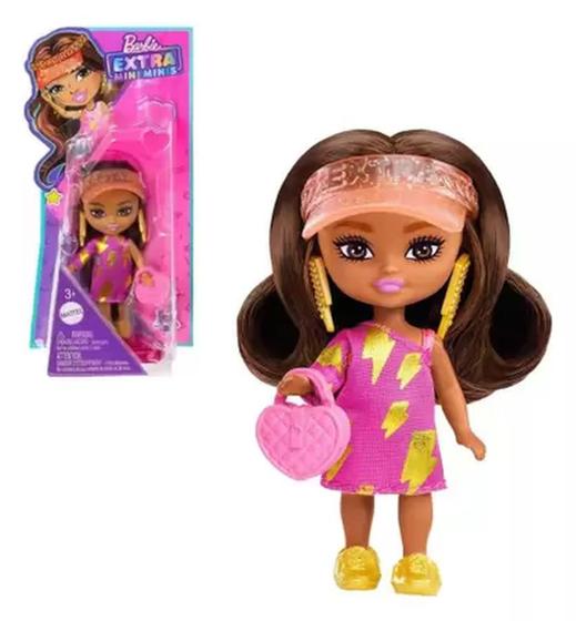 Imagem de Boneca Barbie Mini Extra Com Acessórios Mattel - HLN44