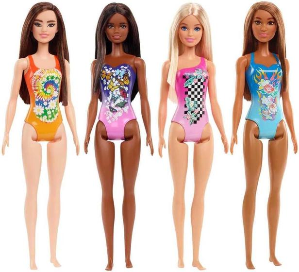 Imagem de Boneca Barbie Moda Praia Piscina Verão - Mattel - Unidade