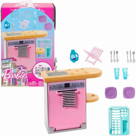 Imagem de Boneca Barbie Móveis e Acessórios Cozinha 3+ Mattel