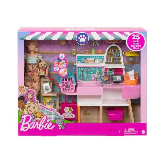 Imagem de Boneca Barbie Pet Shop Animais De Estimação