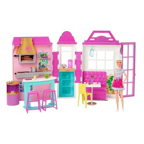 Imagem de Boneca Barbie Playset Cook'n Grill Restaurant Mattel