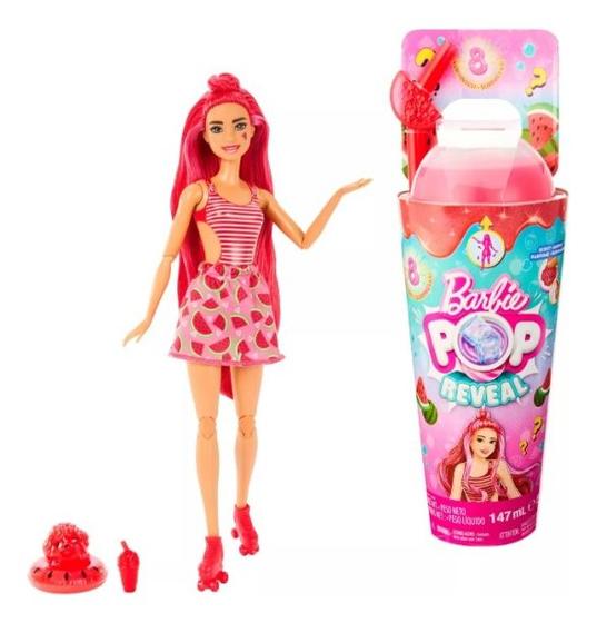 Imagem de Boneca Barbie Pop Reveal Copo Slime Acessórios Mattel Hnw40