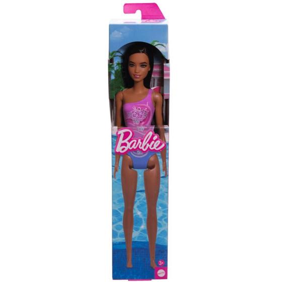 Imagem de Boneca Barbie Praia Maiô Roxo Mattel