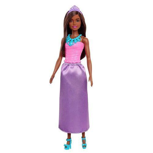 Imagem de Boneca barbie princesa saia roxa