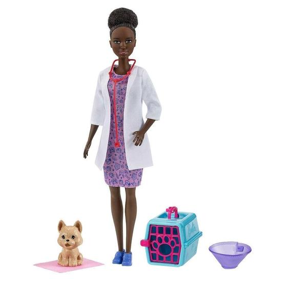 Imagem de Boneca Barbie Profissões Deluxe Veterinária Mattel - Gtn84