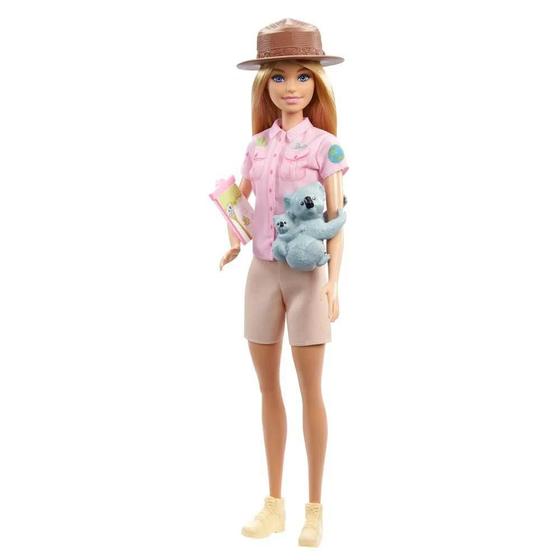 Imagem de Boneca Barbie Profissões Deluxe Zoóloga Mattel - GXV86