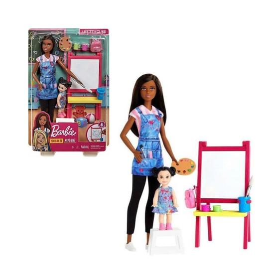 Imagem de Boneca Barbie Profissões Professora de Artes 3+ GJM30 Mattel