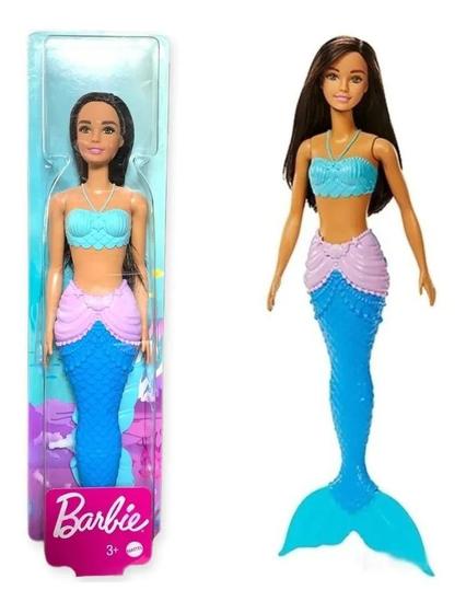 Imagem de Boneca Barbie Sereia Dreamtopia Cauda Azul Morena - Mattel