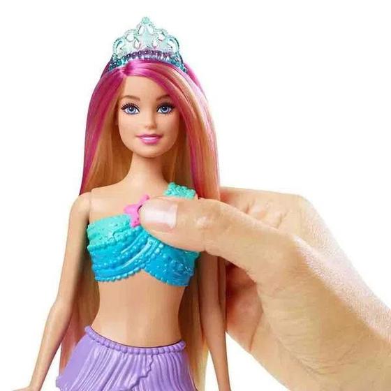 Imagem de Boneca Barbie Sereia Luzes E Brilhos - Mattel