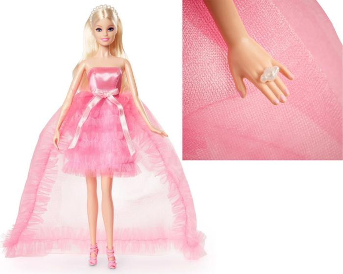 Imagem de Boneca Barbie Signature Feliz aniversário Original Mattel