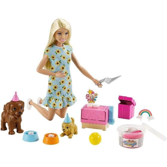 Imagem de Boneca Barbie Sisters & Pets - Aniversário do Cachorrinho com Acessórios Mattel