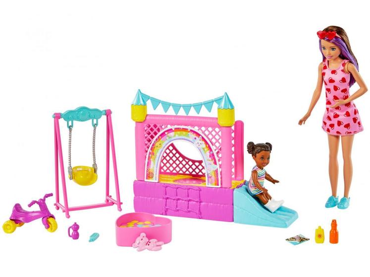 Imagem de Boneca Barbie Sisters & Pets Skipper Babysitter - Parque Infantil com Acessórios Mattel