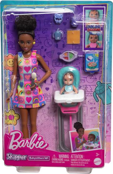 Imagem de Boneca Barbie Skipper Com Bebê Mattel HTK34