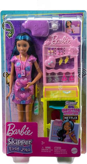 Imagem de Boneca Barbie Skipper Perfuradora De Orelhas Mattel HKD78
