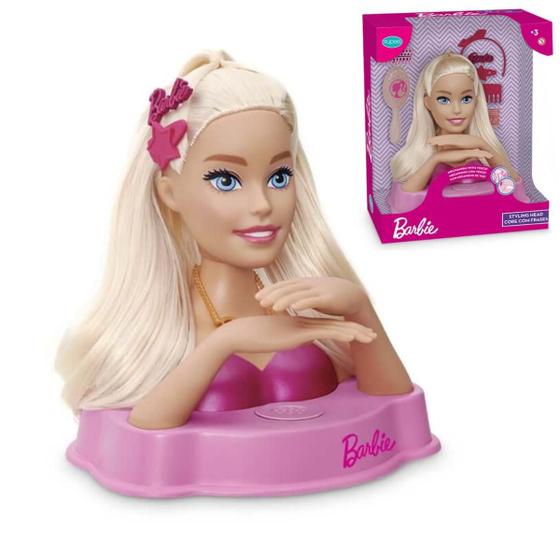Boneca Barbie Styling Head Busto 12 Frases Acessórios Mattel Menor preço em Boneca Barbie Styling Head Busto 12 Frases Acessórios Mattel