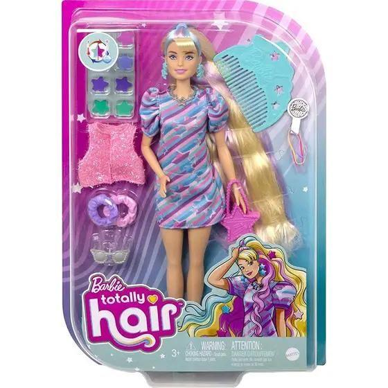 Imagem de Boneca Barbie Totally Hair com Acessórios Estrela - HCM87 HCM88 - Mattel