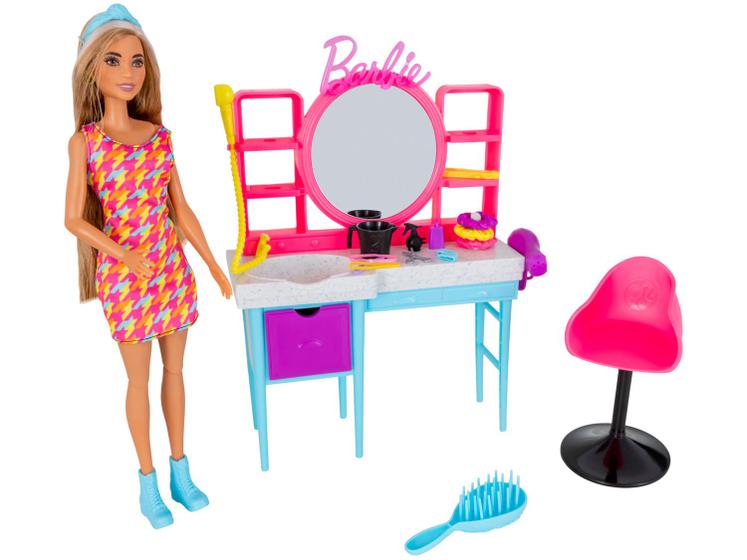 Imagem de Boneca Barbie Totally Hair Salão de Beleza