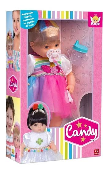 Boneca Bebê Candy Unicórnio Anjo Brinquedos - Boneca Bebê - Magazine Luiza