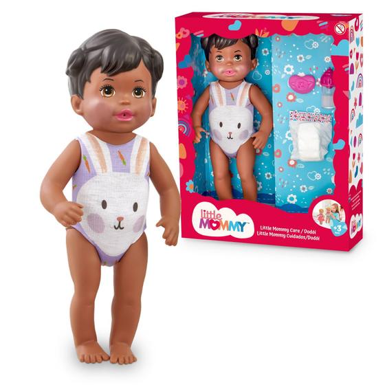 Imagem de Boneca Bebê Little Mommy Negra Cuidados 1032 - Pupee