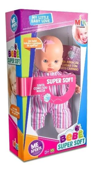 Imagem de Boneca Bebe Nenem My Love Super Soft Macia Menina Milk 377