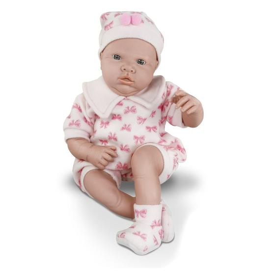 Imagem de Boneca Bebê Real Exclusive em Vinil 45cm Roma - 5095